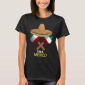 Cinco De Mayo Burritos Mexico Tacos and Avocado Tシャツ (正面)