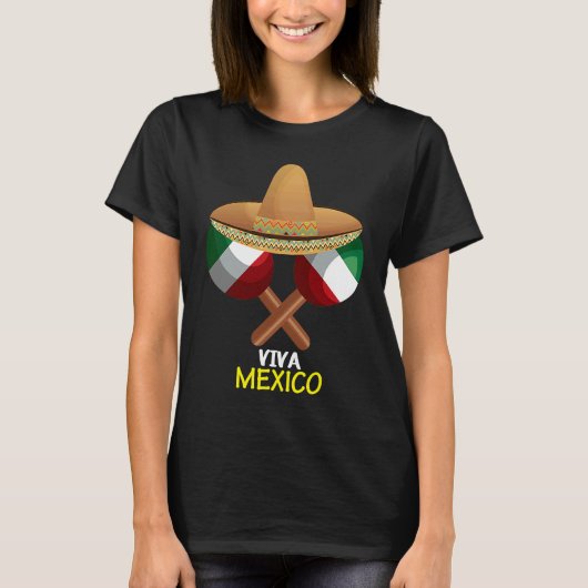 Cinco De Mayo Burritos Mexico Tacos and Avocado Tシャツ (正面)