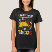 Cinco De Mayo Burritos  Mexico Tacos and Avocado   Tシャツ (正面)