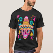 Cinco De Mayo Burritos  Mexico Tacos and Avocado   Tシャツ (正面)