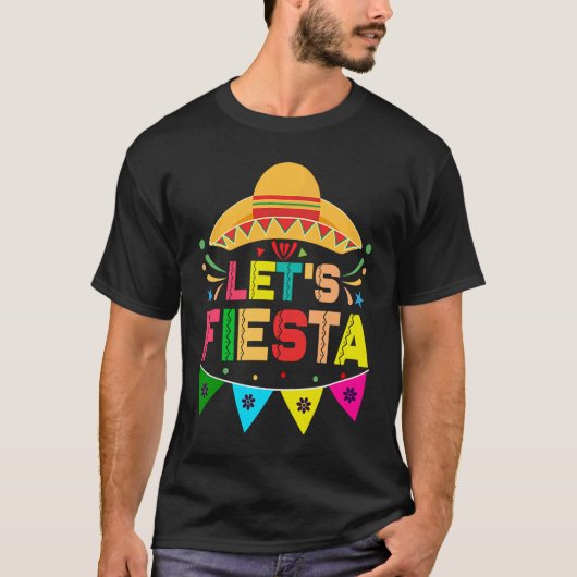 Cinco De Mayo Burritos  Mexico Tacos and Avocado   Tシャツ (正面)