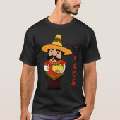 Cinco De Mayo Burritos  Mexico Tacos and Avocado   Tシャツ (正面)