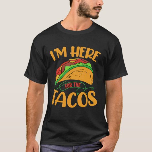 Cinco De Mayo Burritos  Mexico Tacos and Avocado   Tシャツ (正面)