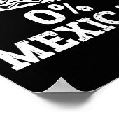 Cinco De Mayo Cおもしろい用ソンブレロ付きメキシコ0% ポスター (角)