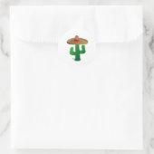 Cinco de Mayo cactus ラウンドシール (バッグ)