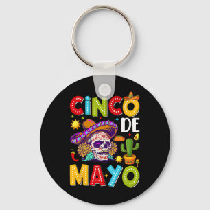 Cinco De Mayo Camisaメキシコのパーティー衣装5 De Ma キーホルダー