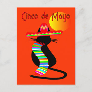 CINCO de mayo CATデザイン – かわいい ポストカード