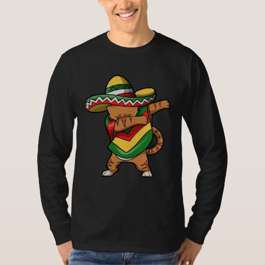 Cinco De Mayo Cat Dabbing Tシャツ (正面)