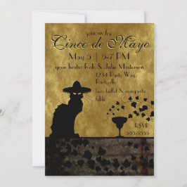 Cinco de Mayo Chat Noir / Gato Negro 招待状