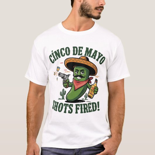 Cinco de Mayo Chiliの対戦成績 – 発砲！ Tシャツ (正面)