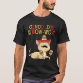 Cinco De Mayo  Cinco De Meow Wow Tees Cat  Kids Tシャツ (正面)