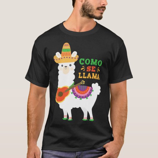 Cinco De Mayo Como Se Llamaシャツおもしろい何だ？ Tシャツ (正面)