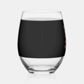 Cinco De Mayo Coquette Bow Nacho Average Nurse Nur ステムなしワイングラス (右)