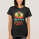 Cinco De Mayo Crew Matching Group Sombrero Mariach Tシャツ (正面)