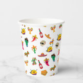 Cinco de Mayo Cups - Mexican Fiesta Pattern 紙コップ (正面)
