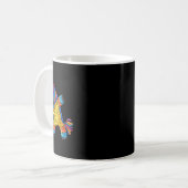 Cinco de Mayo Dabbing Donkey PinataおもしろいメキシコDa コーヒーマグカップ (正面左)