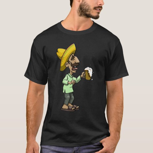 Cinco De Mayo Dabbing Drunk Tio Women Mexican Cele Tシャツ (正面)