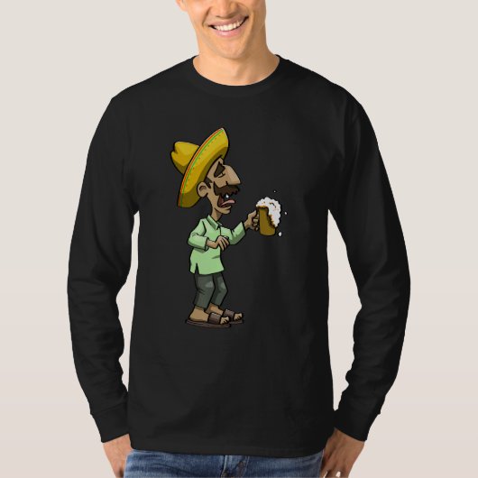 Cinco De Mayo Dabbing Drunk Tio Women Mexican Cele Tシャツ (正面)