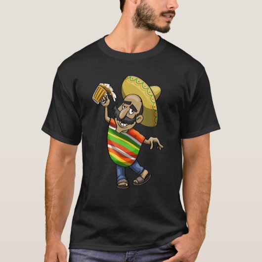 Cinco De Mayo Dabbing Drunk Tio Women Mexican Cele Tシャツ (正面)