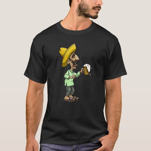 Cinco De Mayo Dabbing Drunk Tio Women Mexican Cele Tシャツ (正面)