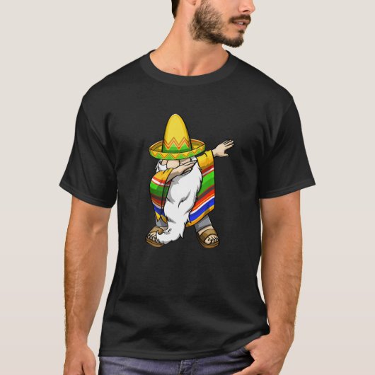 Cinco De Mayo Dabbing Gnome  Women Mexican Celebra Tシャツ (正面)