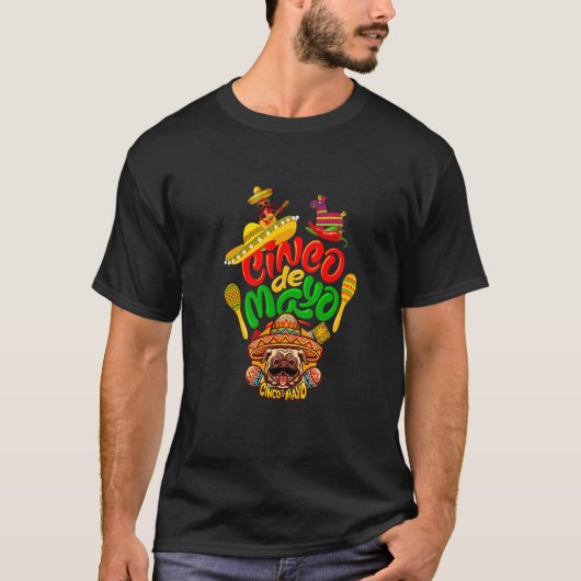 Cinco de Mayo dogs style Tシャツ (正面)