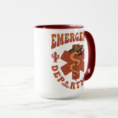 Cinco de Mayo Emergency Department Fiesta Nurse マグカップ (正面右)