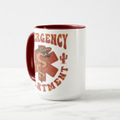 Cinco de Mayo Emergency Department Fiesta Nurse マグカップ (正面左)