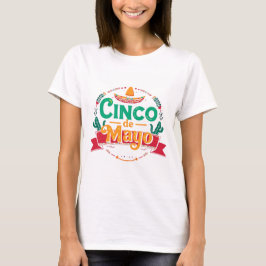 Cinco de Mayo Festive Fiesta Sombrero Tシャツ