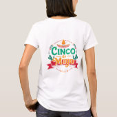 Cinco de Mayo Festive Fiesta Sombrero Tシャツ (裏面)