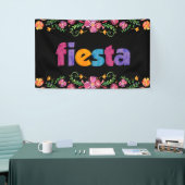 Cinco de Mayo Fiesta Banner - Vibrant Floral 横断幕 (トレードショー)