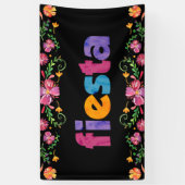 Cinco de Mayo Fiesta Banner - Vibrant Floral 横断幕 (縦)
