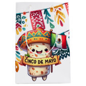 Cinco de Mayo Fiesta Gift Bags ミディアムペーパーバッグ (正面)