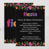 Cinco de Mayo Fiesta Invitation 招待状 (正面/裏面)