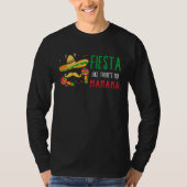 Cinco De Mayo Fiesta Like There s No Manana Sombre Tシャツ (正面)
