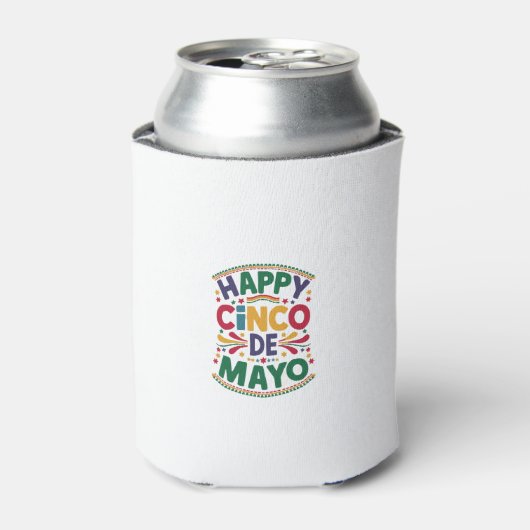 Cinco de Mayo Fiesta Personalized 缶クーラー (缶正面)