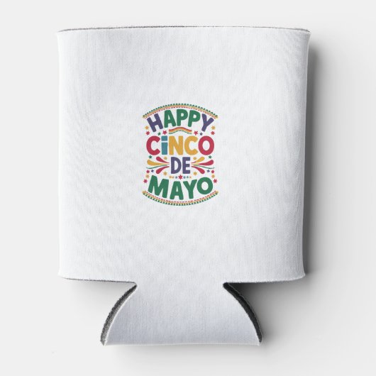Cinco de Mayo Fiesta Personalized  缶クーラー (正面)