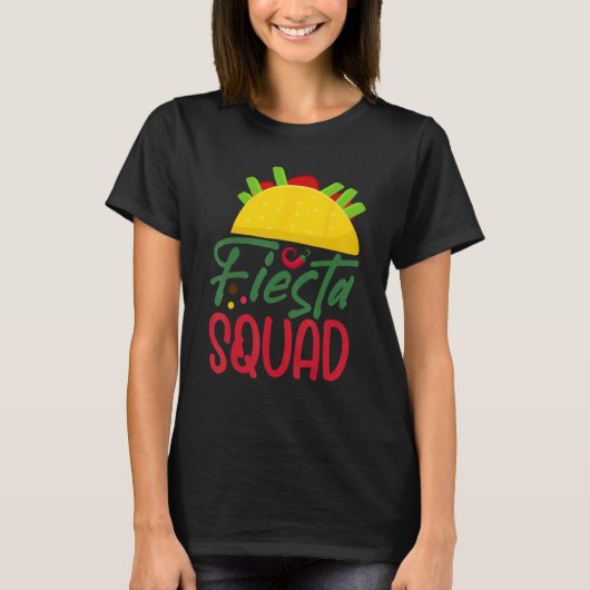 Cinco De Mayo Fiesta Squad Mexican Party Cinco De  Tシャツ (正面)