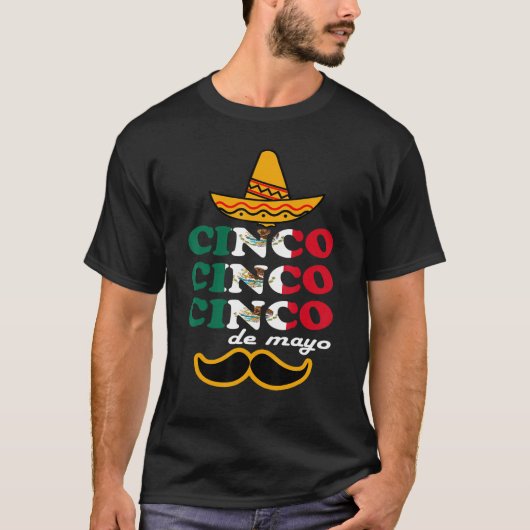 Cinco De Mayo Fiesta Surprise Camisa 5 De Mayo Tシャツ (正面)