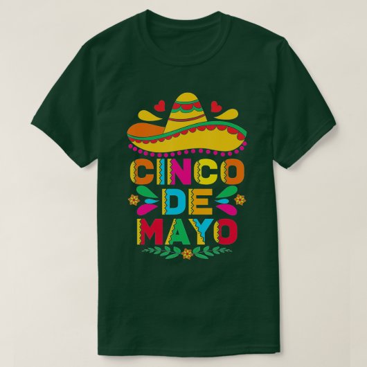 Cinco De Mayo Fiesta Surprise Camisa 5 De Mayo Viv Tシャツ (デザイン正面)