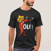 Cinco De Mayo For Men Women Dancing Chili Pepper O Tシャツ (正面)