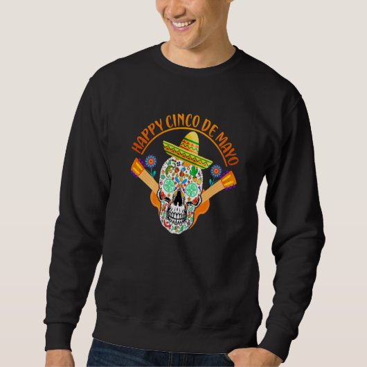 Cinco De Mayo For Mens Womens Kids Mexican Fiesta スウェットシャツ (正面)