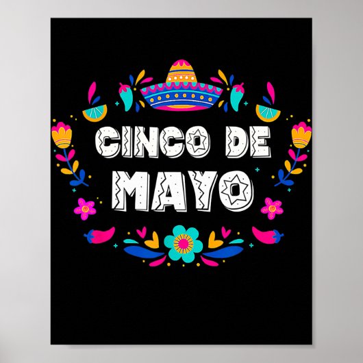 Cinco De Mayo For Mens Womens Kids Mexican Fiesta ポスター (正面)