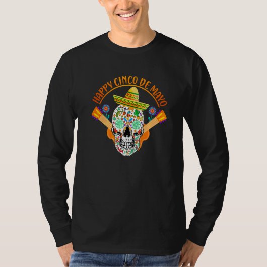 Cinco De Mayo For Mens Womens Kids Mexican Fiesta Tシャツ (正面)