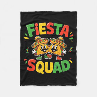 Cinco de mayo funny fiesta squad party for men フリースブランケット