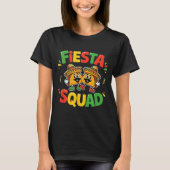 Cinco de mayo funny fiesta squad party for men tシャツ (正面)