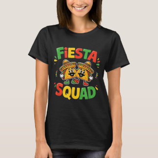 Cinco de mayo funny fiesta squad party for men tシャツ