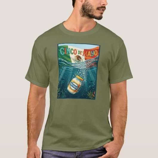 Cinco De Mayo Funny Mayo Pun Tシャツ (正面)