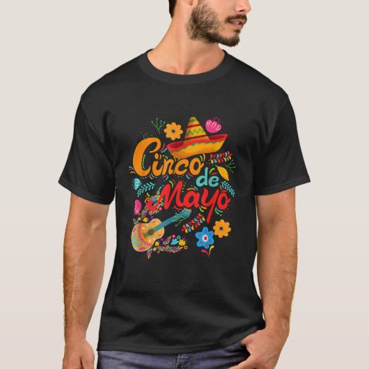 Cinco de Mayo funny Mexican fiesta 5 De Mayo  Tシャツ (正面)