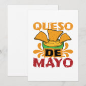 Cinco de Mayo Funny Queso Pun シーズンカード (正面/裏面)